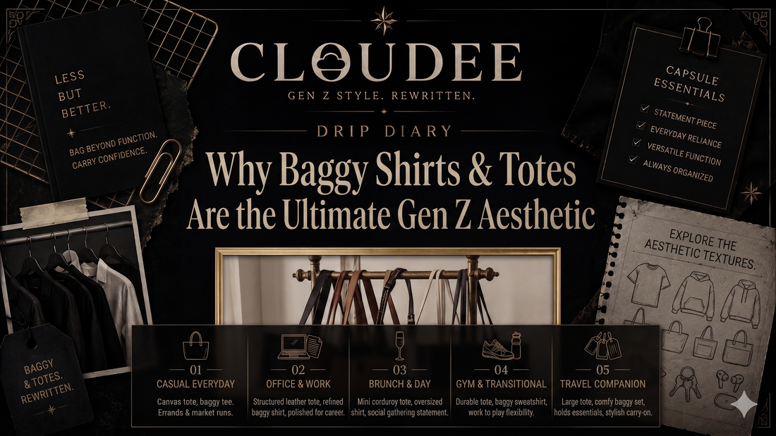 Why Baggy Shirts & Totes Are the Ultimate Gen Z Aesthetic